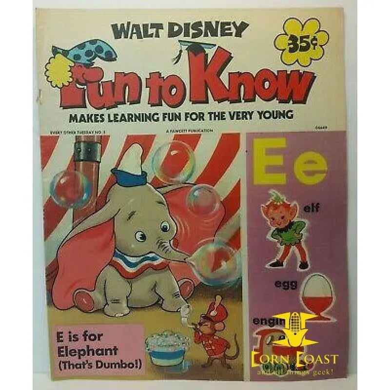 Fun To Know Magazine (1973) Walt Disney #5 Fn 1