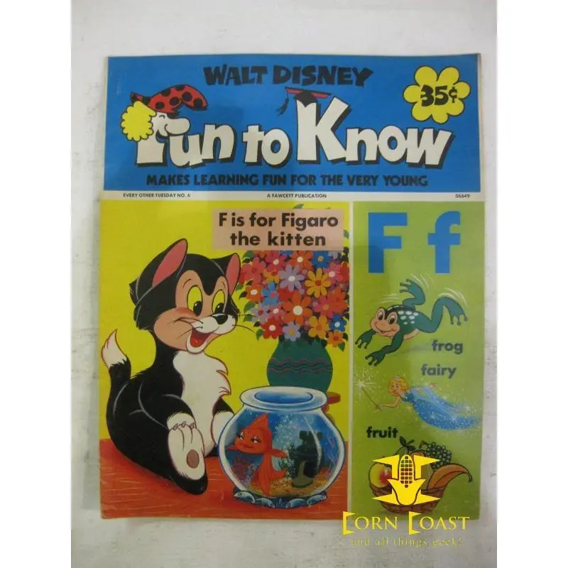 Fun To Know Magazine (1973) Walt Disney #6 Fn 1