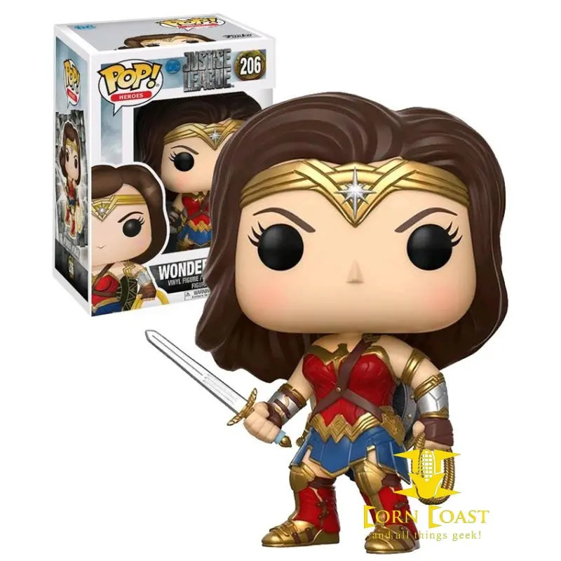 Funko Dc Justice League Movie Wonder Woman Vinyl Figure #206 1