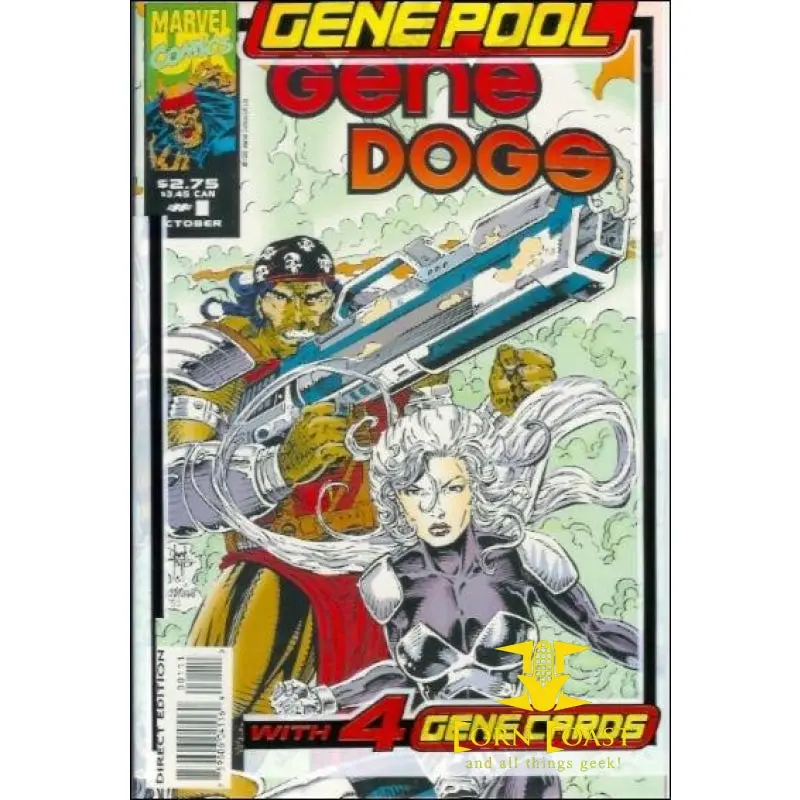 Gene Dogs #1 Polybagged With Trading Cards Nm 1