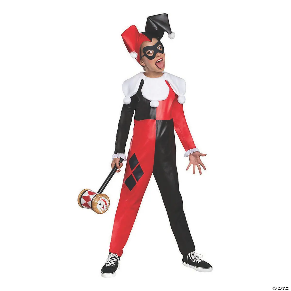 Girl's Dc Super Hero Harely Quinn Costume - Medium 1