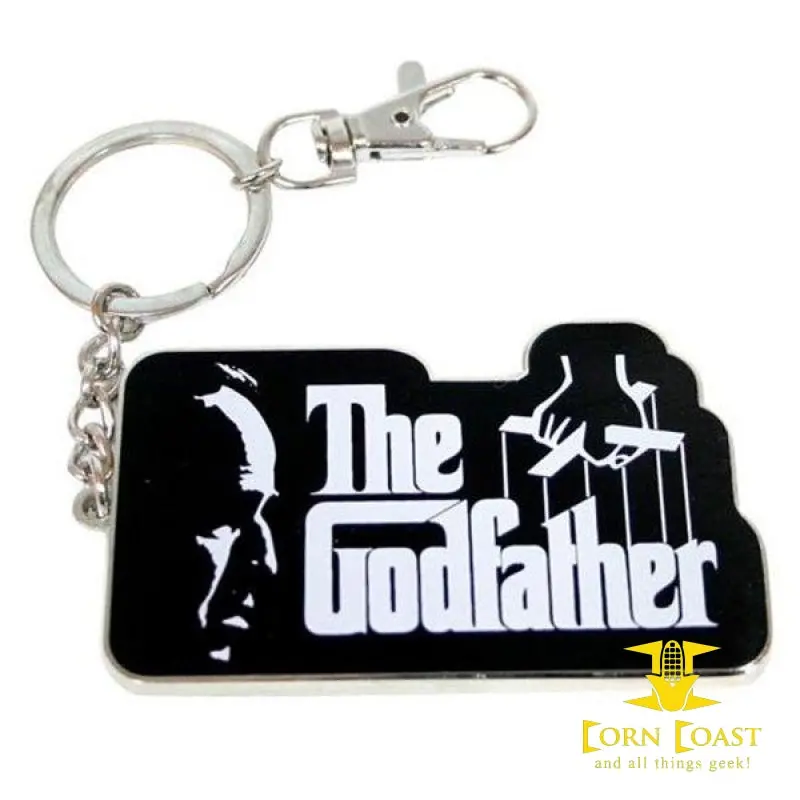 Godfather Logo Snap Keychain 1