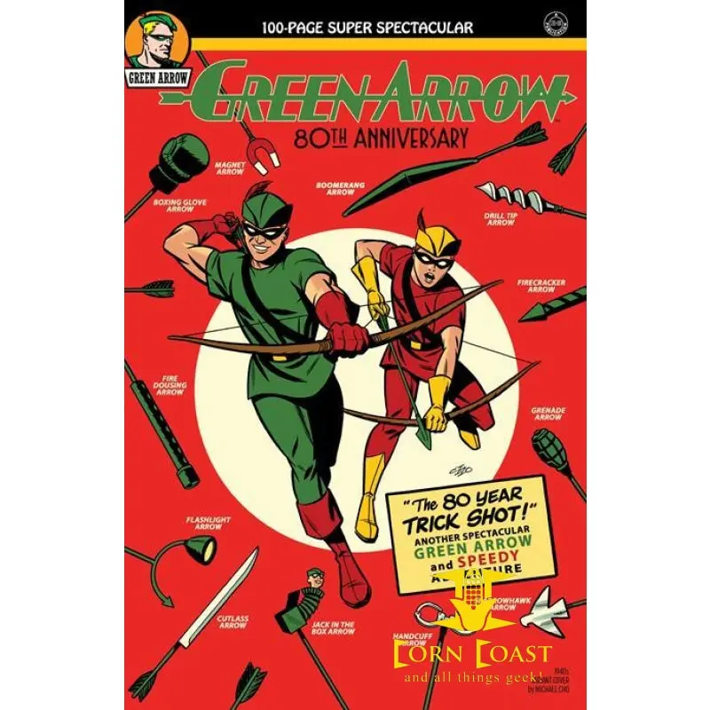 Green Arrow 80Th Anniversary 100-Page Super Spectacular #1 Cvr B Michael Cho 1940S Var 1