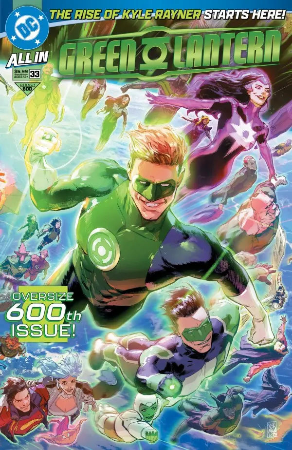 Green Lantern (Vol 7) #33 (Legacy #600) Nm 1