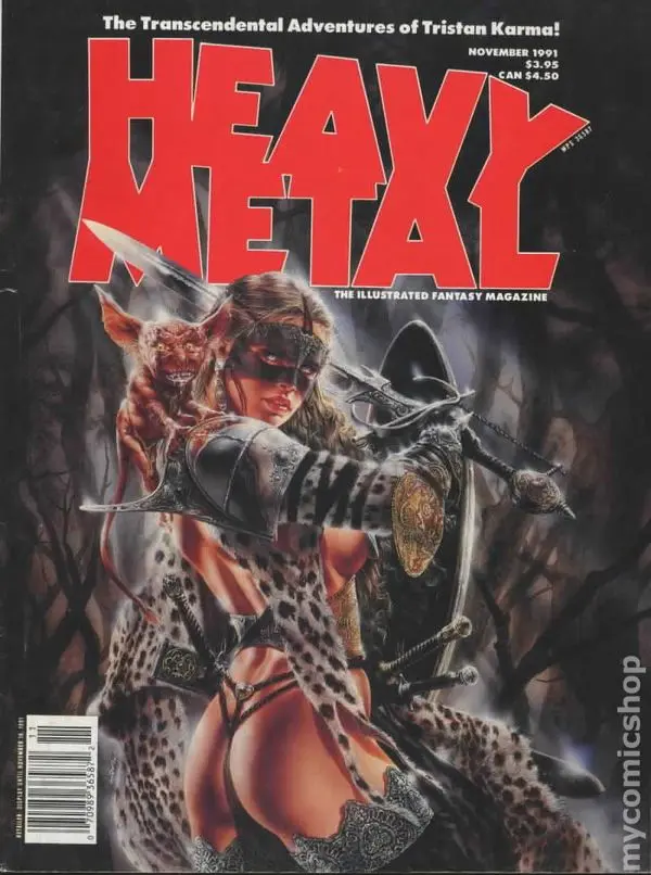 Heavy Metal Magazine Nov 1991 Fn 1