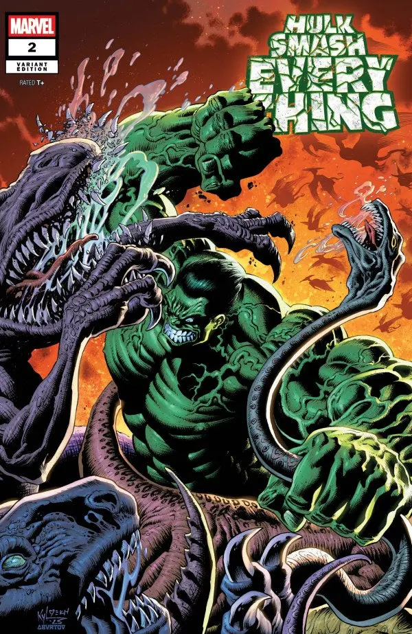Hulk: Smash Everything (2025) #2 Kyle Hotz Variant 1