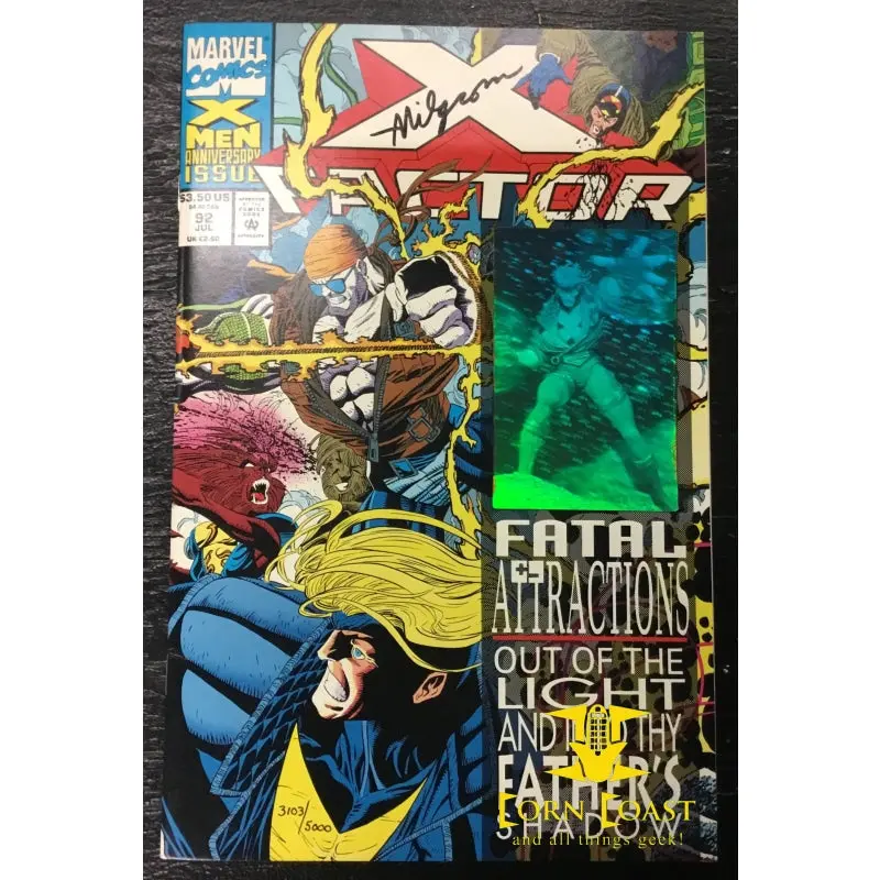 X-Factor (1986 1St Series) #92 Nm Signed By Al Milgrom 1