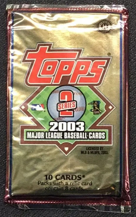 2003 Topps Series 2 Baseball Factory Sealed Packs 1