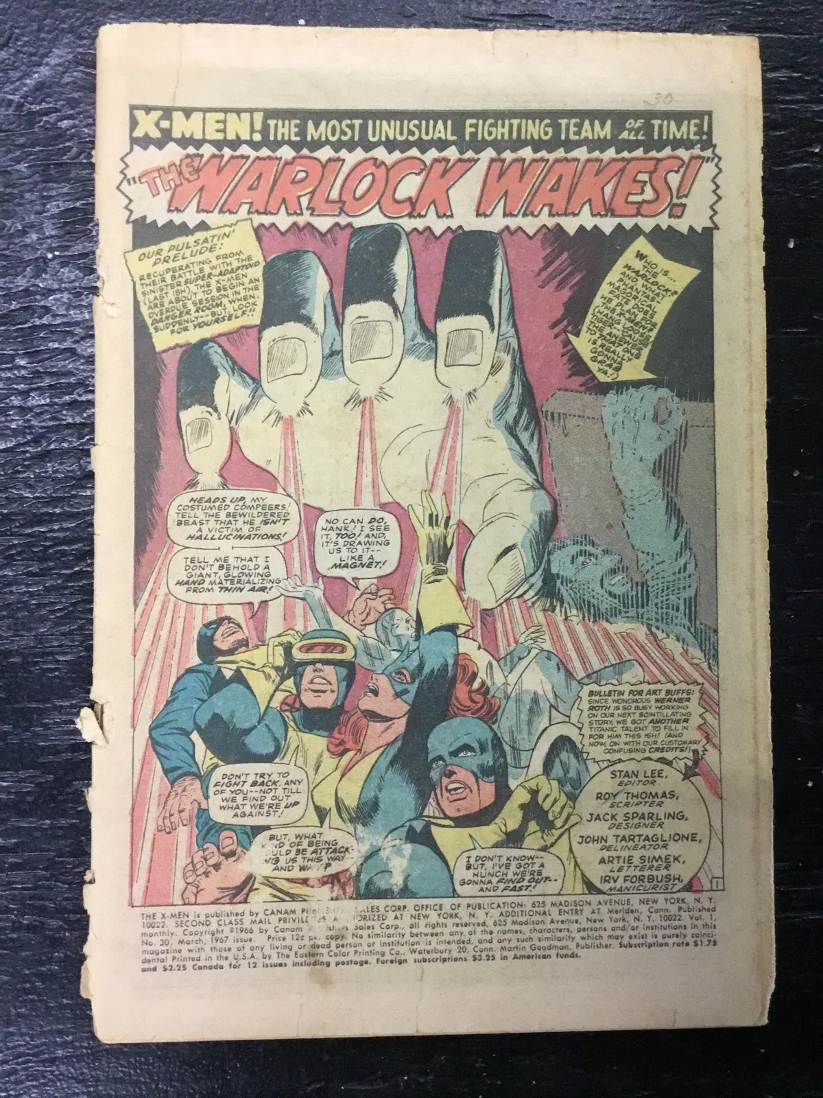 Uncanny X-Men (1963 1St Series) #30 Fa 1