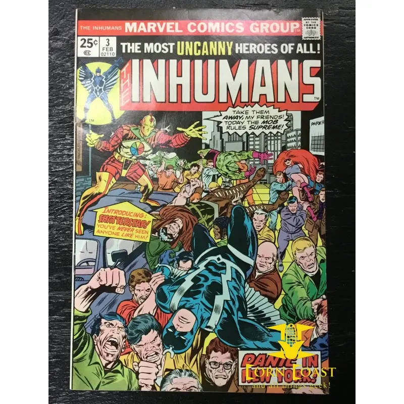 Inhumans (1975 1St Series) #3 Vf-Nm 2