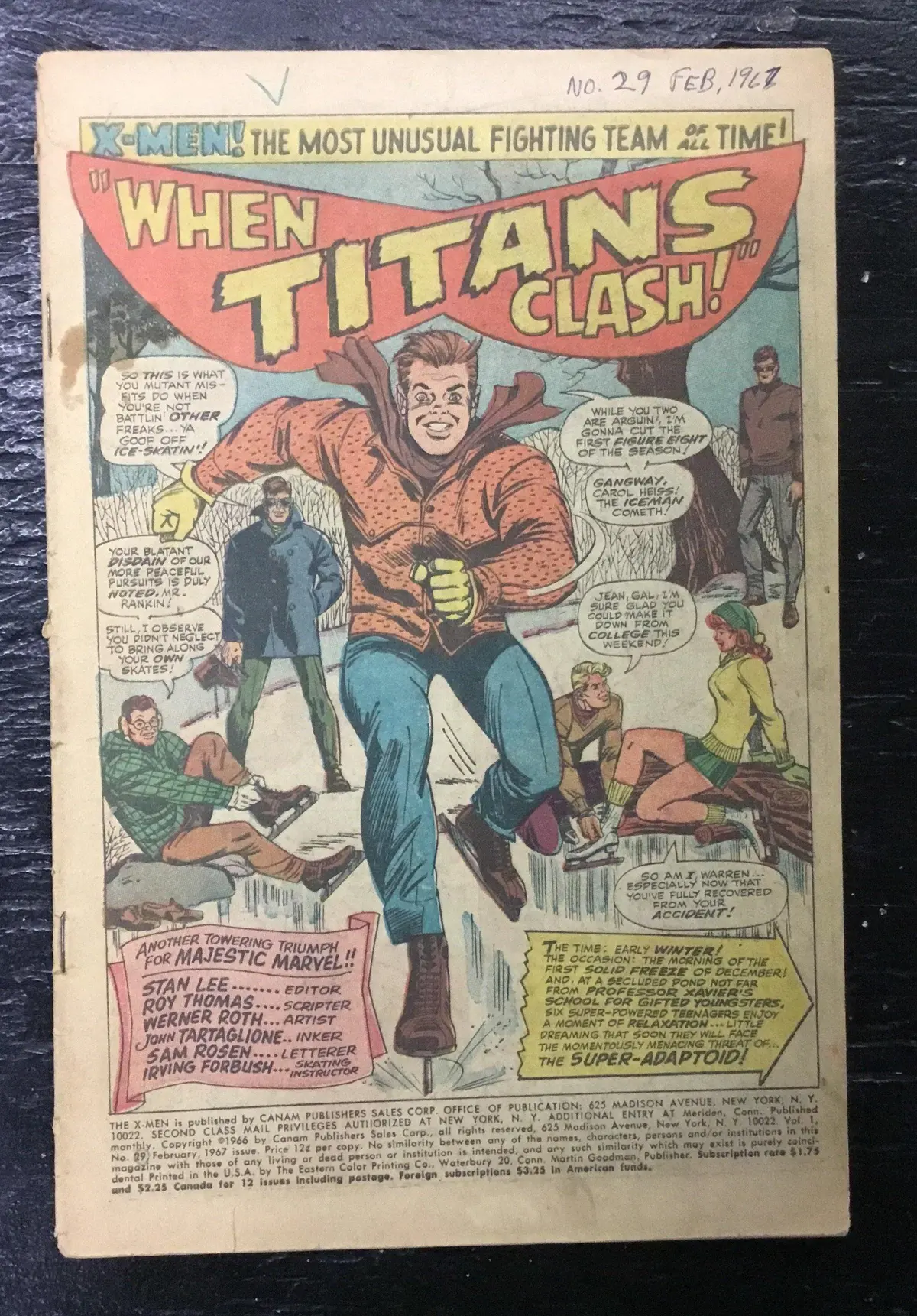 Uncanny X-Men (1963 1St Series) #29 Fa 1