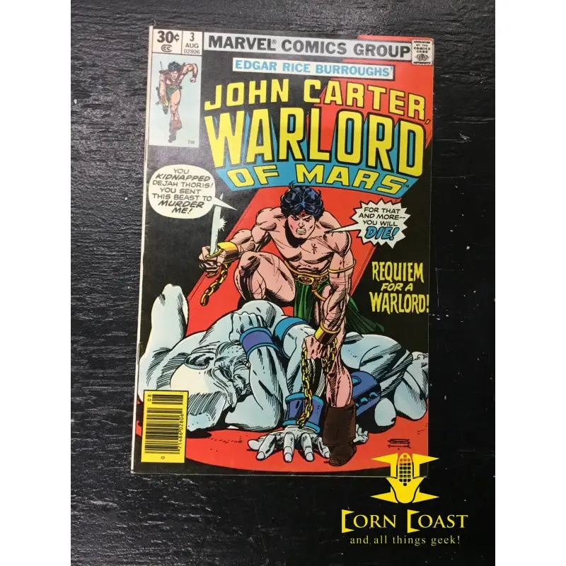 John Carter Warlord Of Mars (1977 Marvel) #3 Vf 1