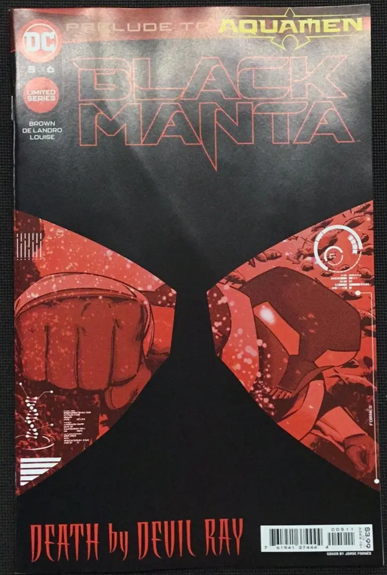 Black Manta #5 (Of 6) Cvr A Jorge Fornes Nm 1