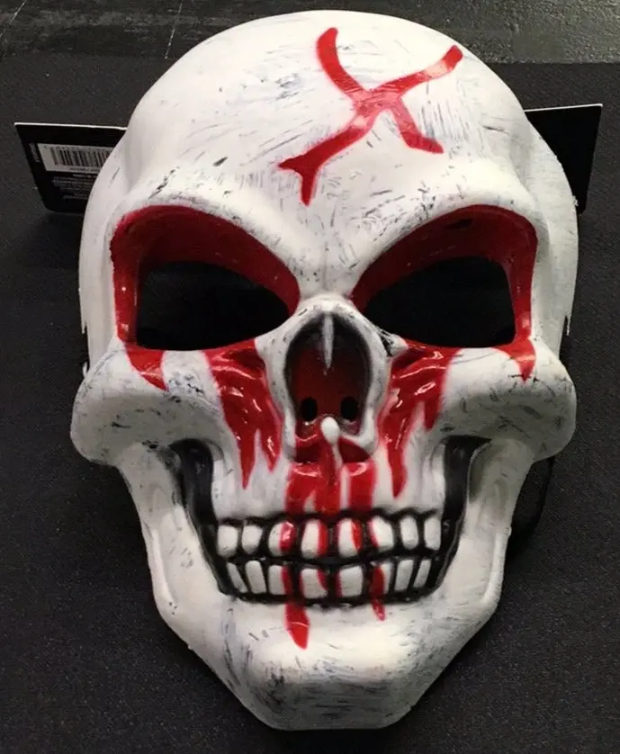 Bloody Eyed And Nose Skull Mask 1