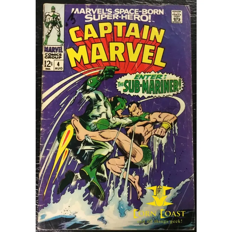 Captain Marvel (1968 1St Series Marvel) #4 Vg 1