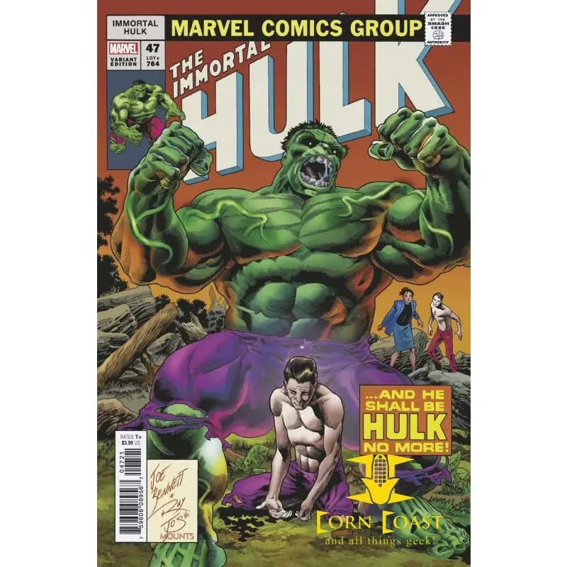 Immortal Hulk #47 Bennett Homage Var 1