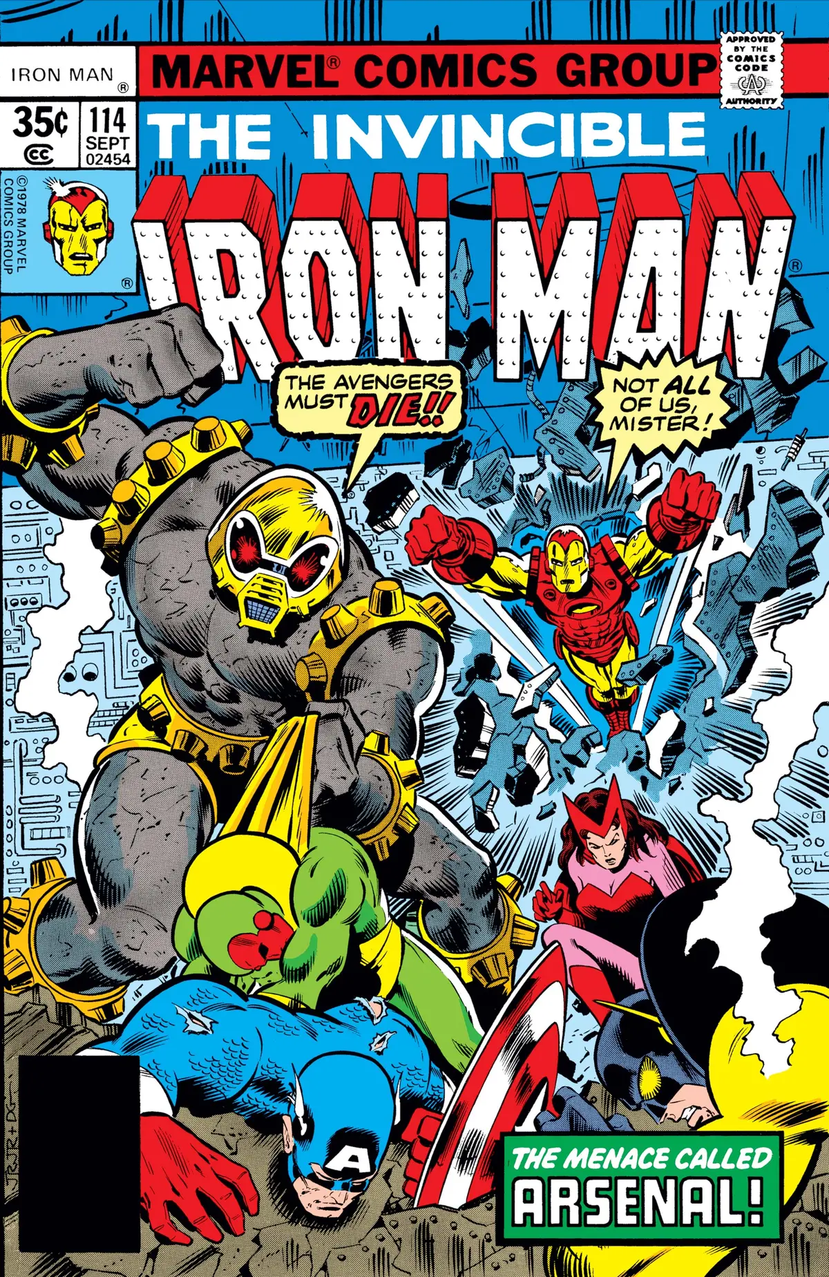Invincible Iron Man (Vol 1) #114 Vf 1