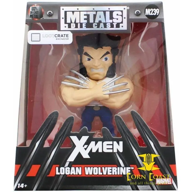 Jada Die-Cast Metal Logan Wolverine M239 Lootcrate Exclusive Figure 1