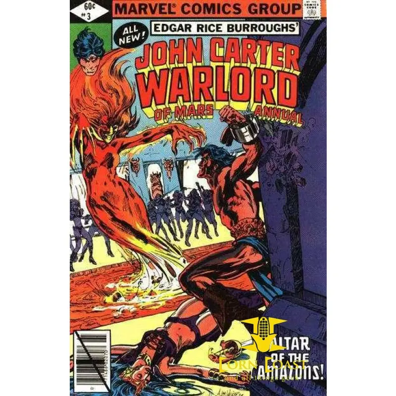 John Carter Warlord Of Mars (1977 Marvel) Annual #3 Nm 1