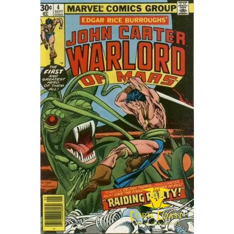John Carter, Warlord Of Mars #4 Vf 1