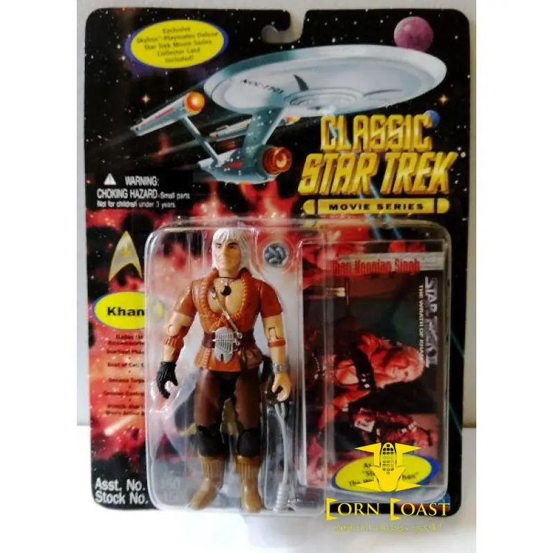 Classic Star Trek Movie-Series Khan Action Figure 1995 1