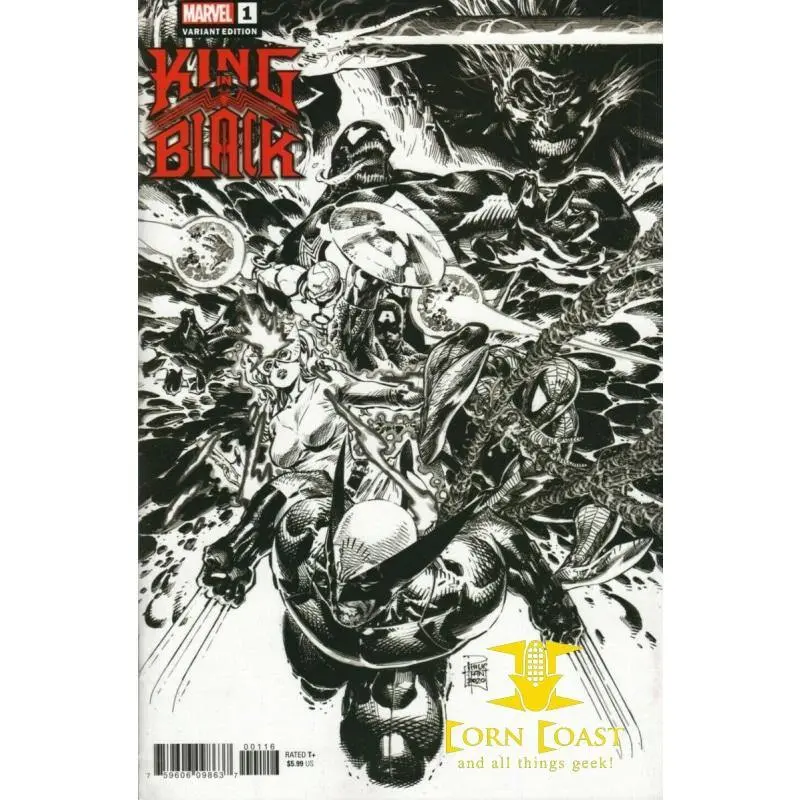 King In Black #1 (Of 5) Tan Launch Sketch Var 1