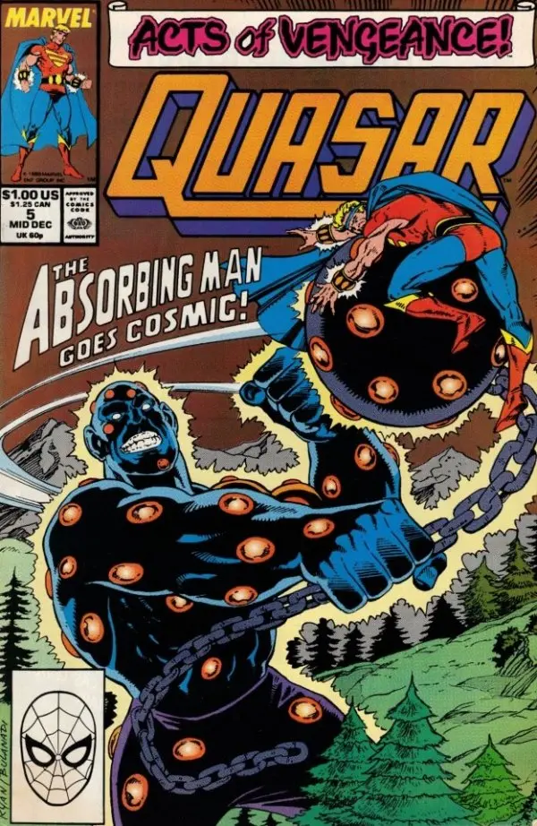 Quasar (Vol 1) #5 Vf 1