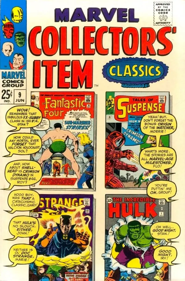 Marvel Collectors' Item Classics (Vol 1) #9 Vg 1