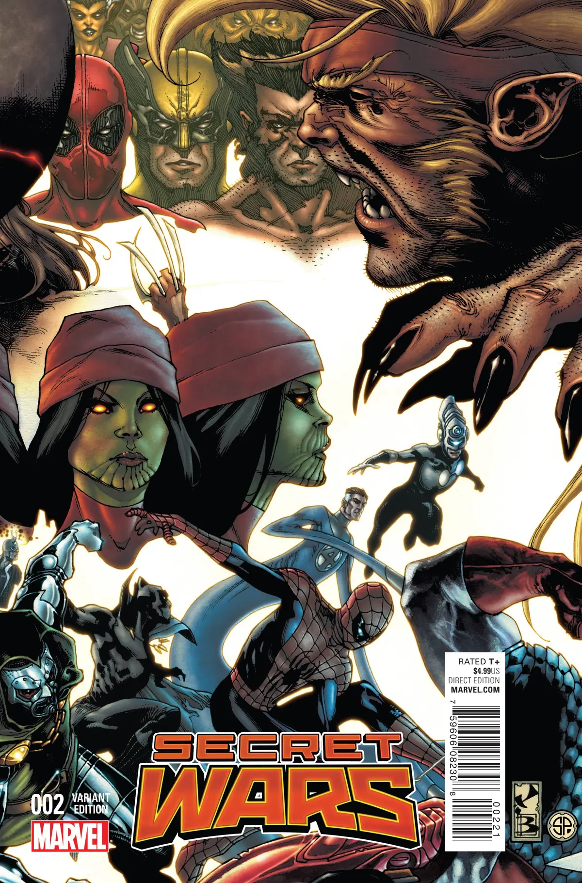 Secret Wars (Vol 1) #2 Bianchi Connecting Variant Vf 1