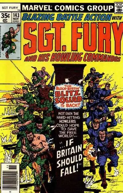 Sgt. Fury And His Howling Commandos #143 Nm 1