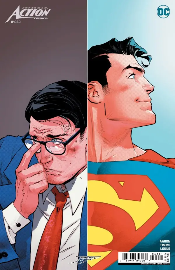 Action Comics (Vol 3) #1063 Cover B Jorge Jiménez Card Stock Variant Nm 1