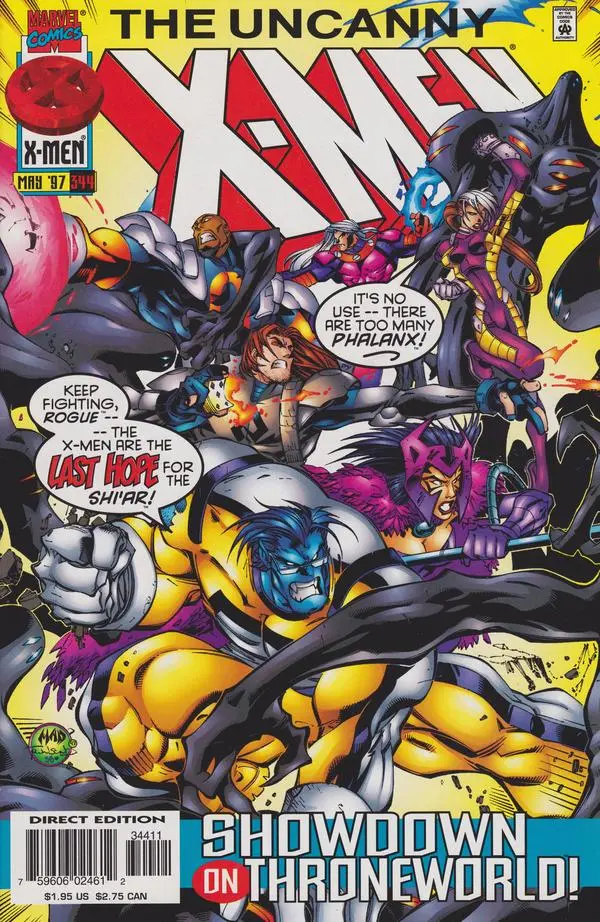 Uncanny X-Men (Vol 1) #344 Nm 1