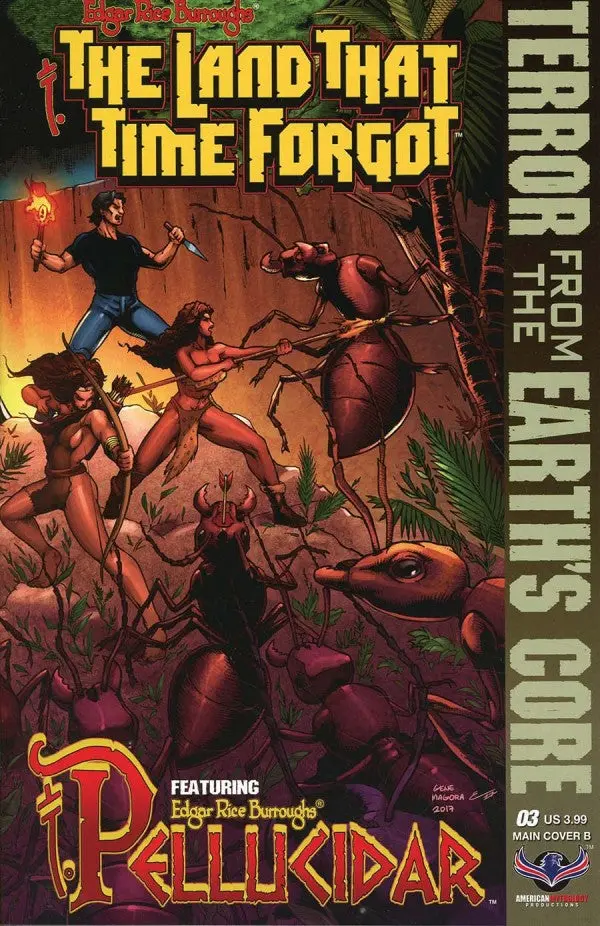 Edgar Rice Burroughs' The Land That Time Forgot: Terror From The Earth's Core (Vol 1) #3 (Of 3) Connecting Cover B Nm 1