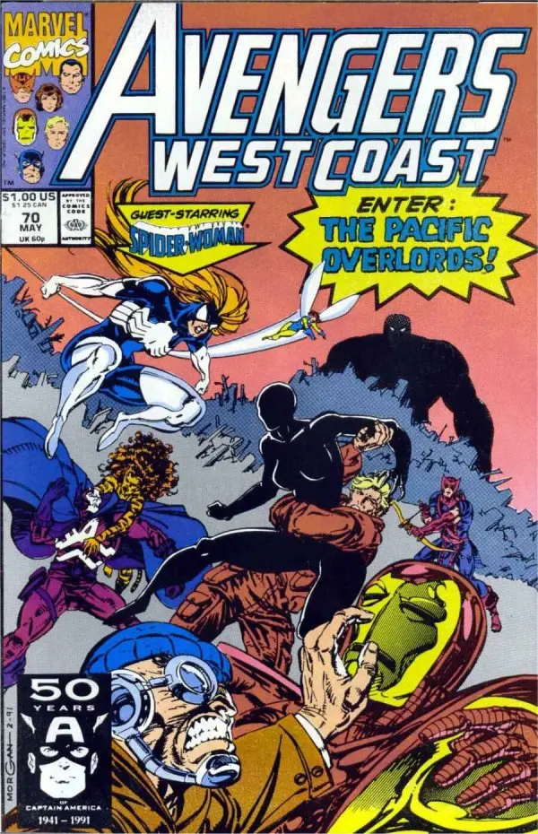 Avengers West Coast (Vol 2) #70 Vf 1