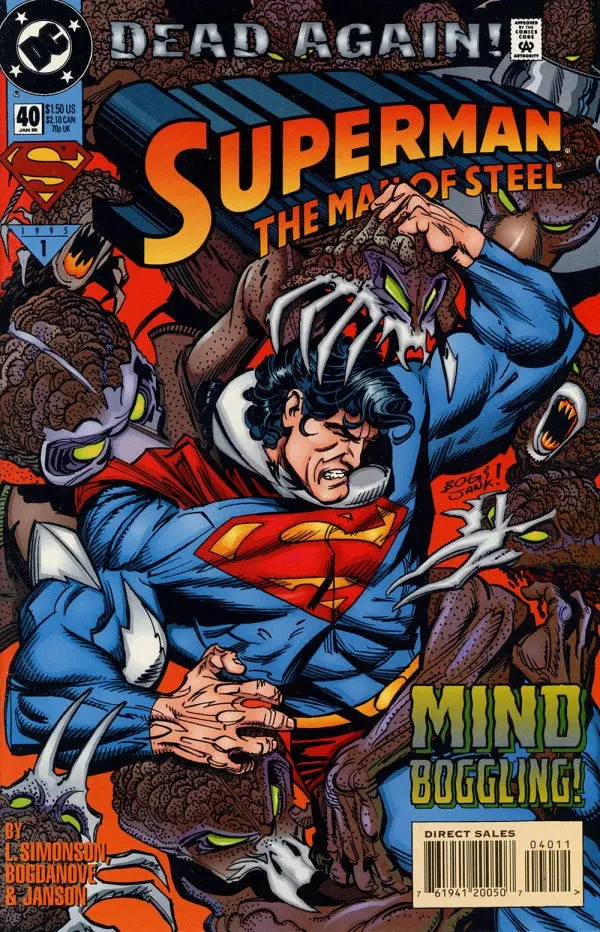 Superman: The Man Of Steel #40 Vf 1