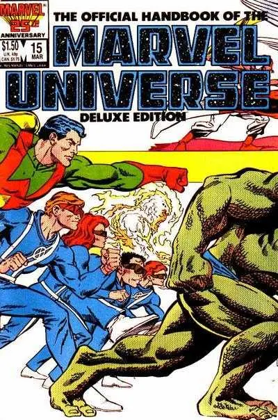 The Official Handbook Of The Marvel Universe (Vol 2) #15 Vg 1