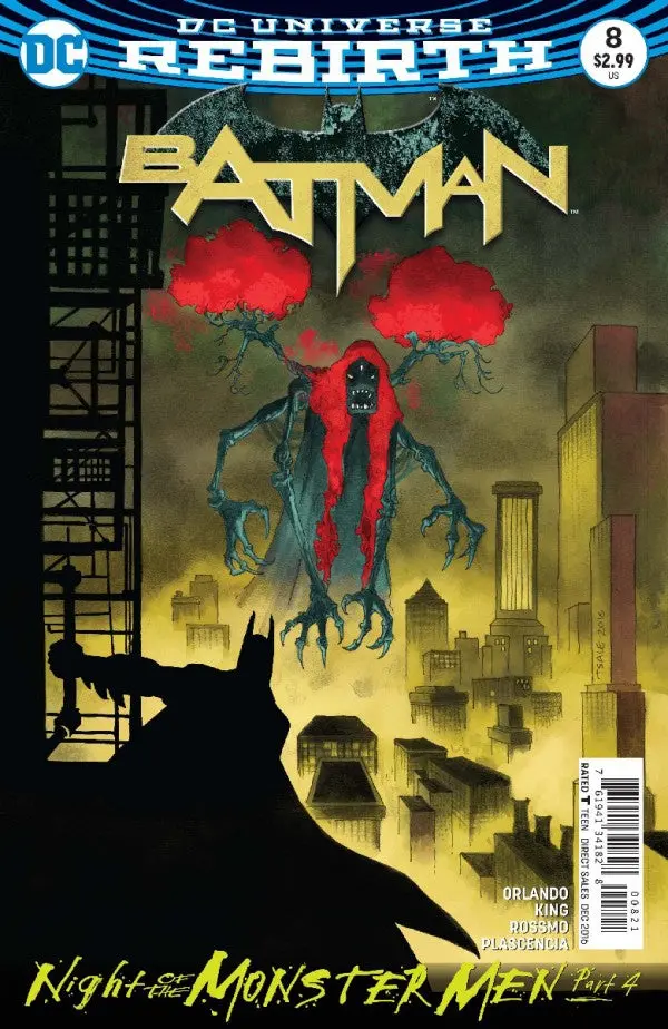 Batman Rebirth #8 Var Ed (Monster Men) Nm 1