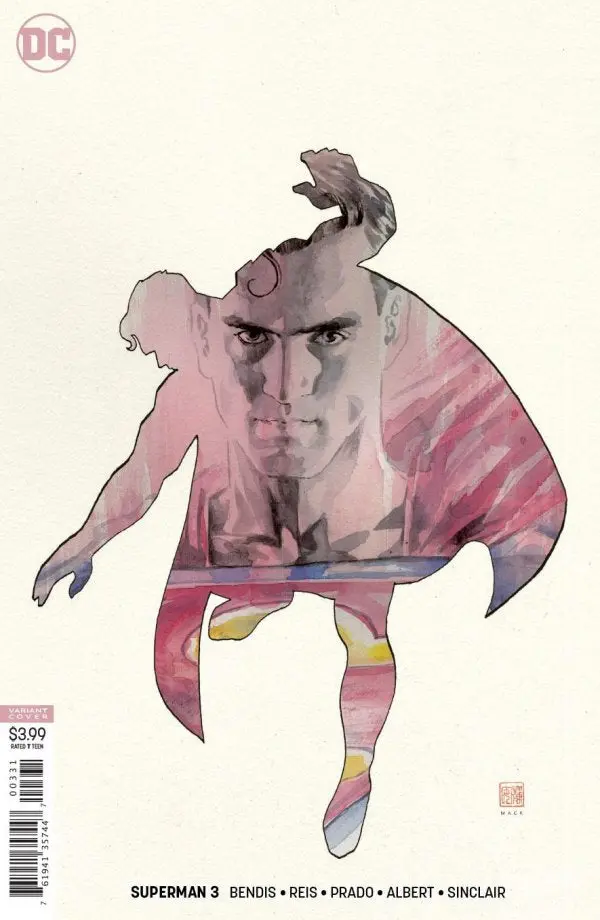 Superman (Vol 6) #3 David Mack Variant Nm 1