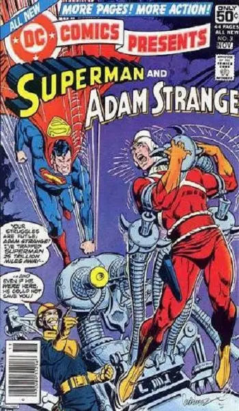 Dc Comics Presents Superman And Adam Strange (Vol 1) #3 Vf 1