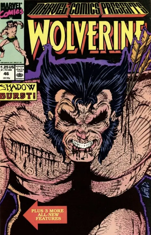 Marvel Comics Presents... Wolverine (Vol 1) #46 Vf 1