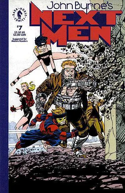 John Byrne's Next Men (Vol 1) #7 Vf 1