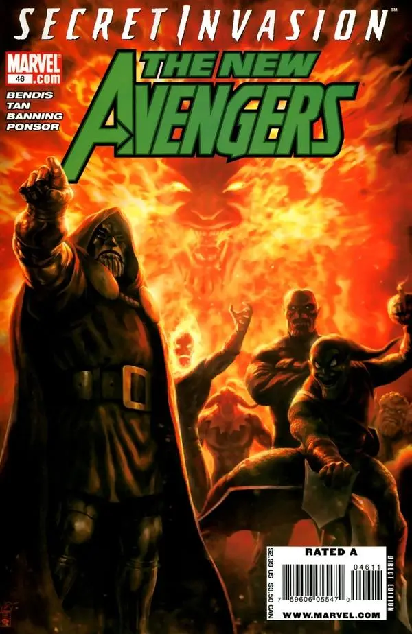 The New Avengers (Vol 1) #46 Vf 1