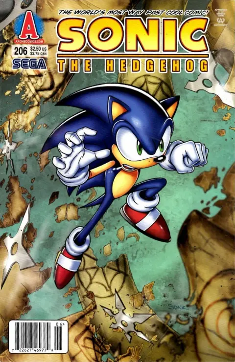 Sonic The Hedgehog (Vol 3) #206 Vf 1