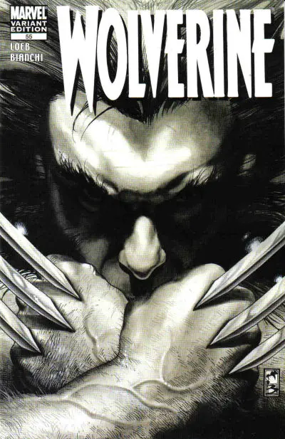 Wolverine (Vol 3) #55 B&W Variant Vf 1