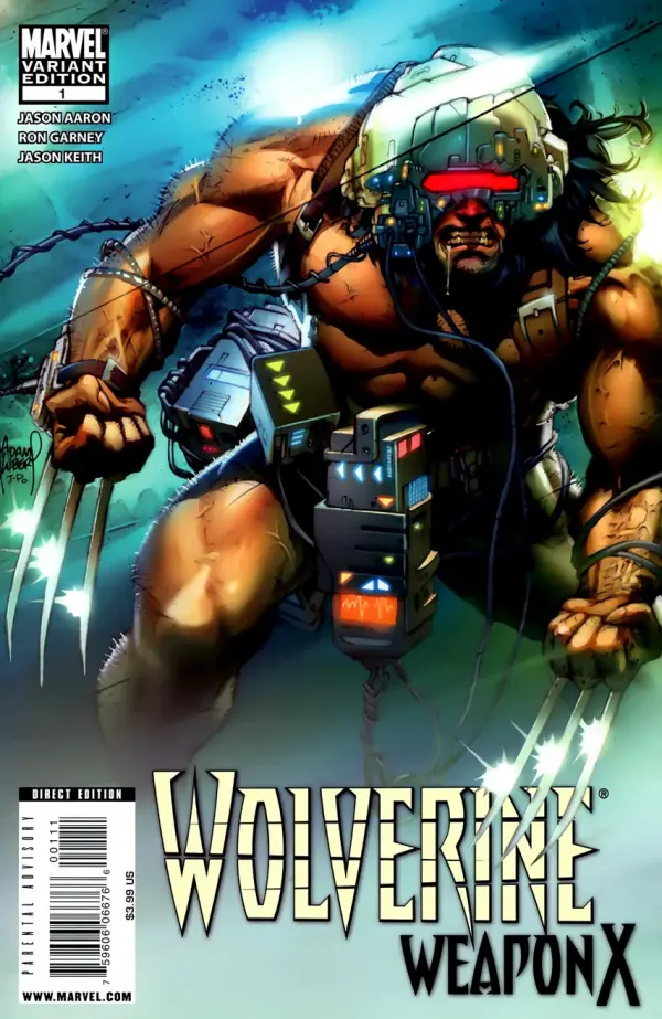 Wolverine: Weapon X (Vol 1) #1 Adam Kubert Variant Vf 1