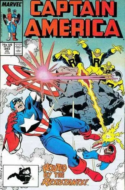Captain America (Vol 1) #343 Vf 1