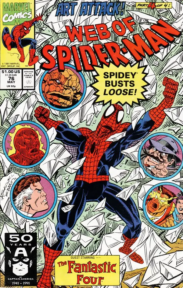 Web Of Spider-Man (Vol 1) #76 Vf 1