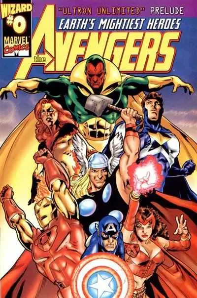 The Avengers #0 Wizard Magazine Nm 1