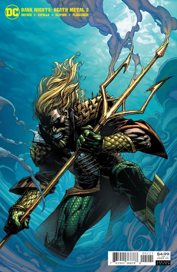 Dark Nights: Death Metal (Vol 1) #2 (Of 7) David Finch Aquaman Variant Vf 1