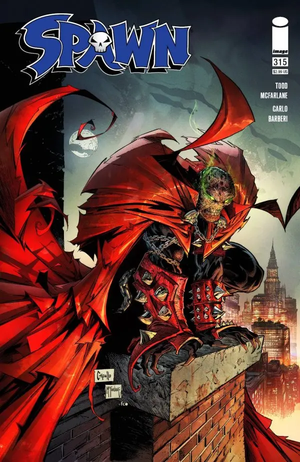 Spawn #315 Cover B Greg Capullo & Todd Mcfarlane Nm 1